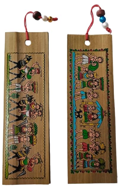 Traditional Patachitra Bookmark – Colorful Indian Art for Book Lovers