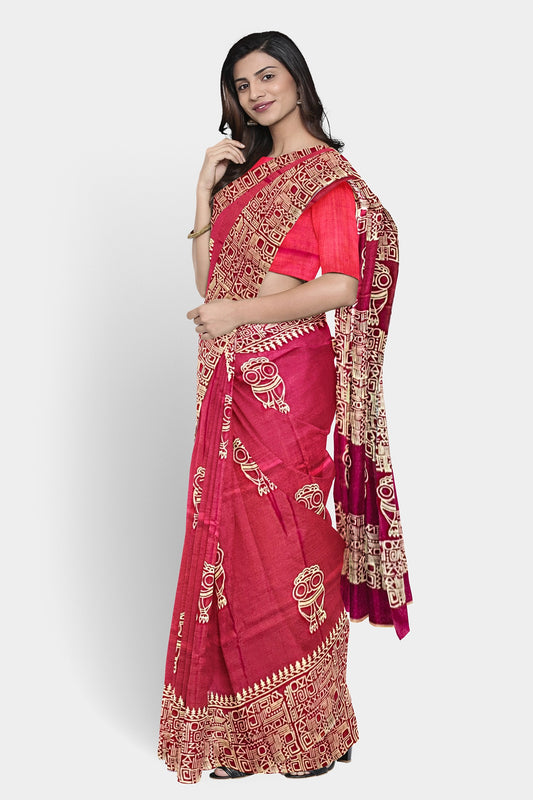 Pure Silk (Bishnupuri Silk) Saree with Silk Mark Tag – Authentic Handwoven Elegance