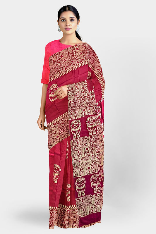 Pure Silk (Bishnupuri Silk) Saree with Silk Mark Tag – Authentic Handwoven Elegance