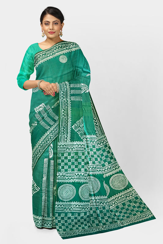 Pure Silk (Bishnupuri Silk) Saree with Silk Mark Tag – Authentic Handwoven Elegance