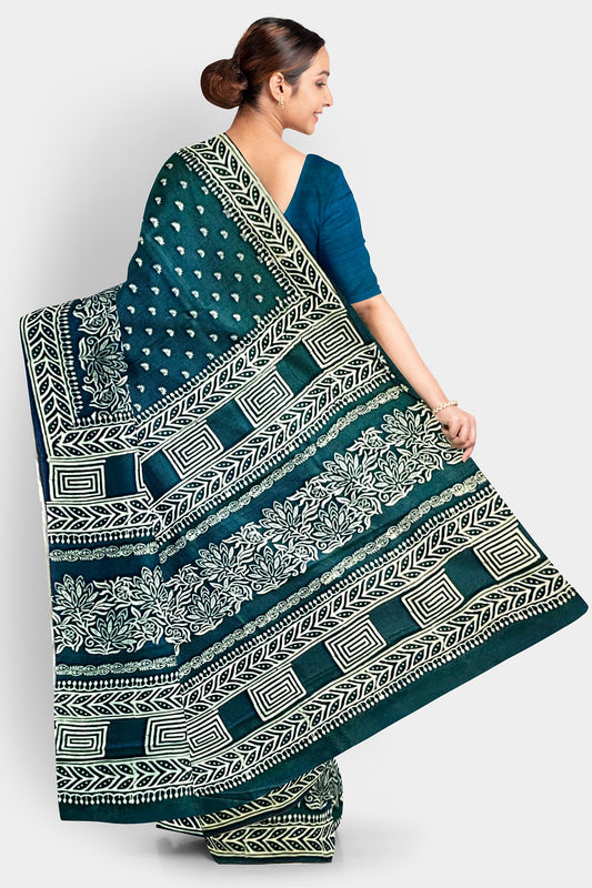 Pure Silk (Bishnupuri Silk) Saree with Silk Mark Tag – Authentic Handwoven Elegance