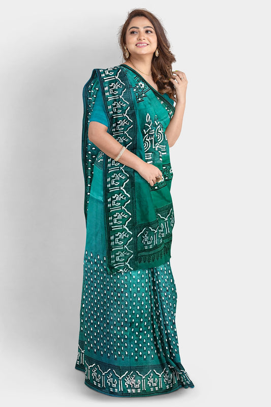 Pure Silk (Bishnupuri Silk) Saree with Silk Mark Tag – Authentic Handwoven Elegance