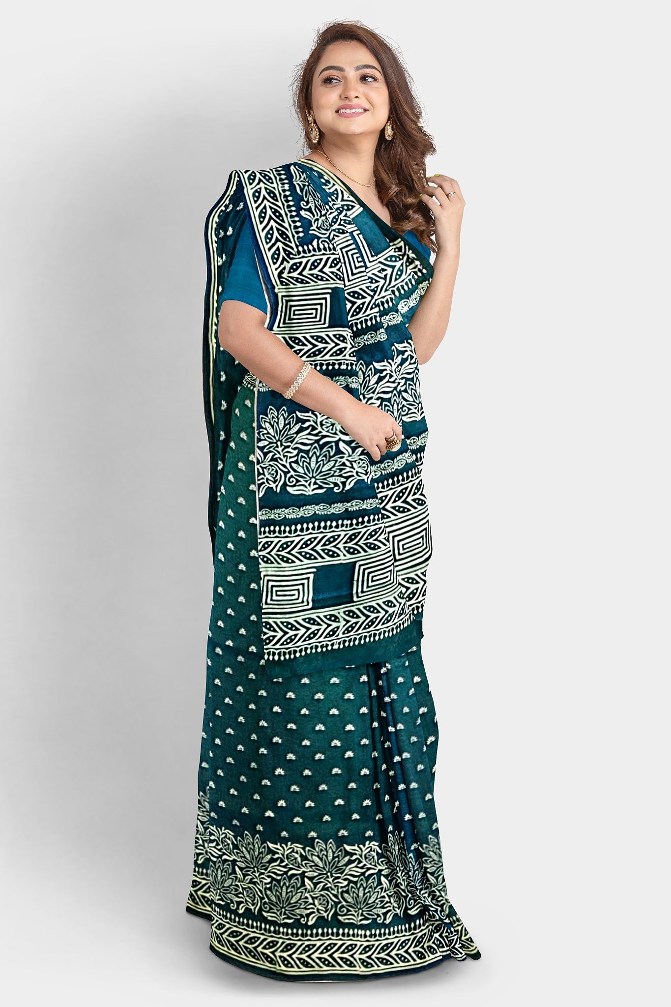Pure Silk (Bishnupuri Silk) Saree with Silk Mark Tag – Authentic Handwoven Elegance