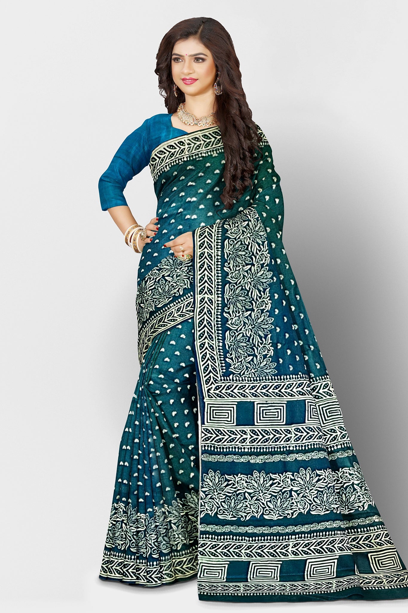 Pure Silk (Bishnupuri Silk) Saree with Silk Mark Tag – Authentic Handwoven Elegance