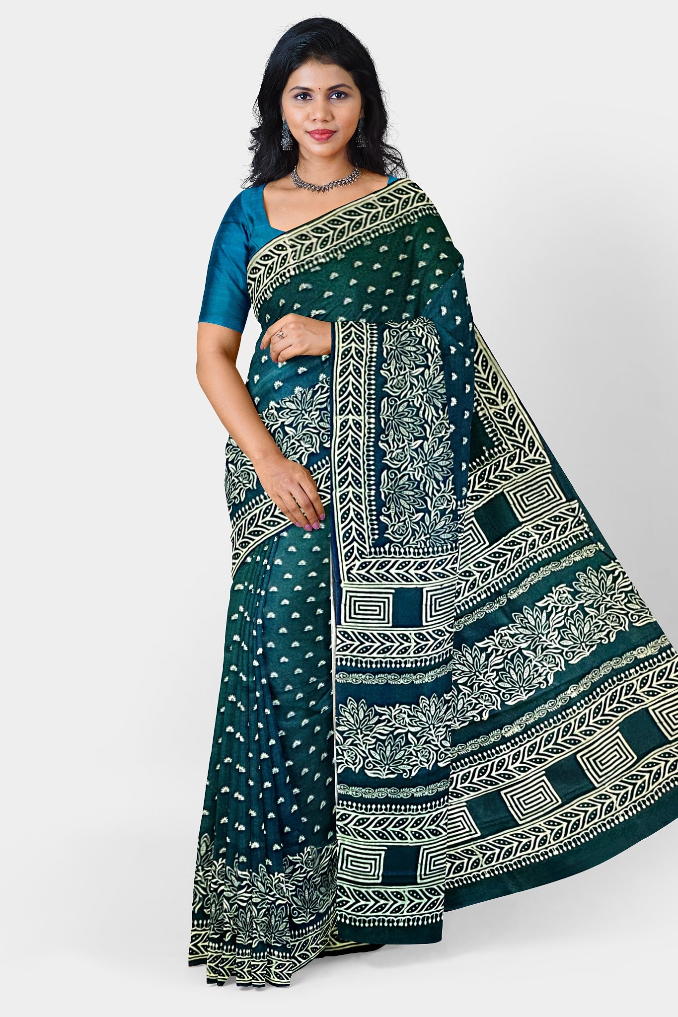 Pure Silk (Bishnupuri Silk) Saree with Silk Mark Tag – Authentic Handwoven Elegance