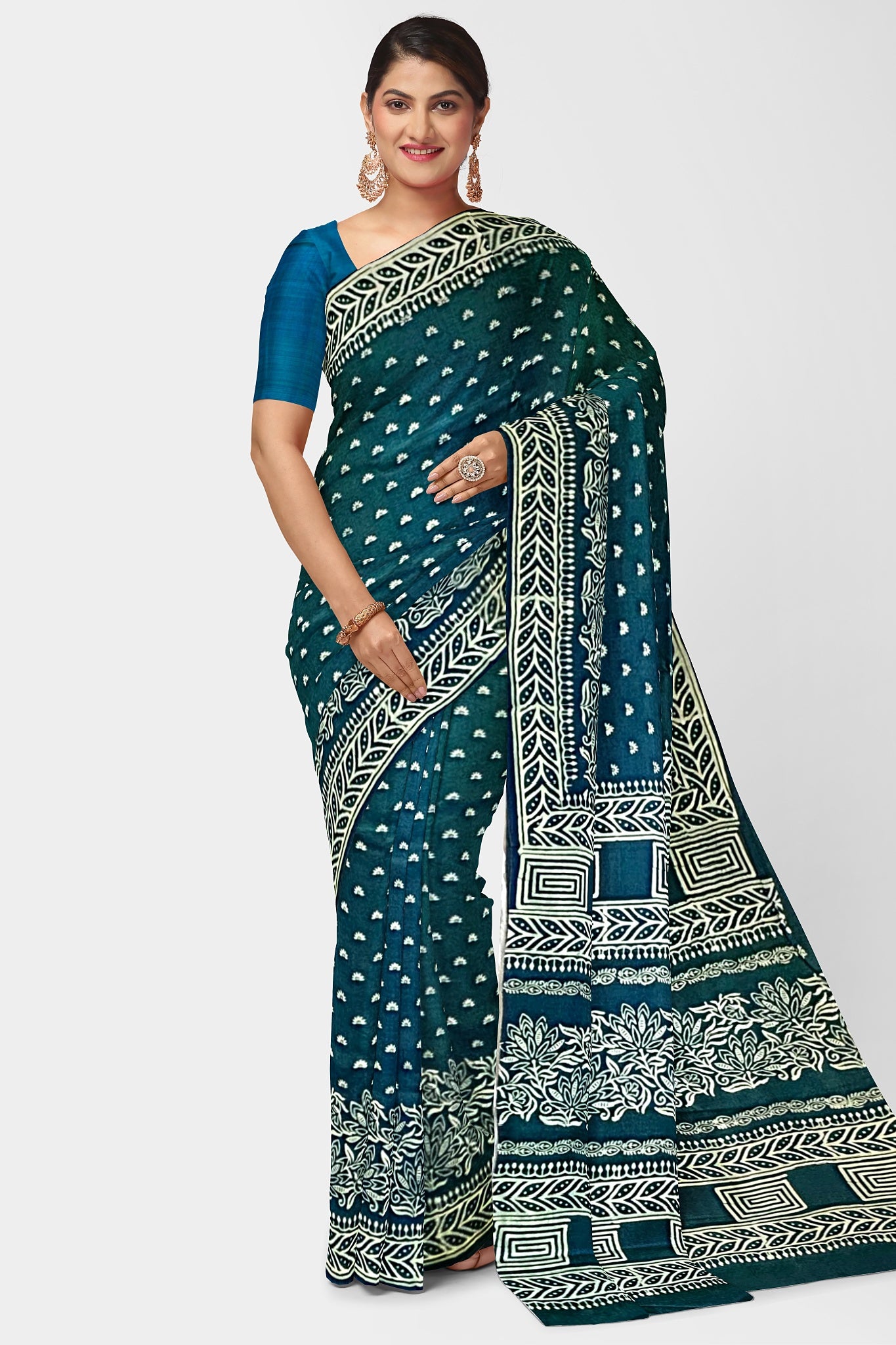 Pure Silk (Bishnupuri Silk) Saree with Silk Mark Tag – Authentic Handwoven Elegance