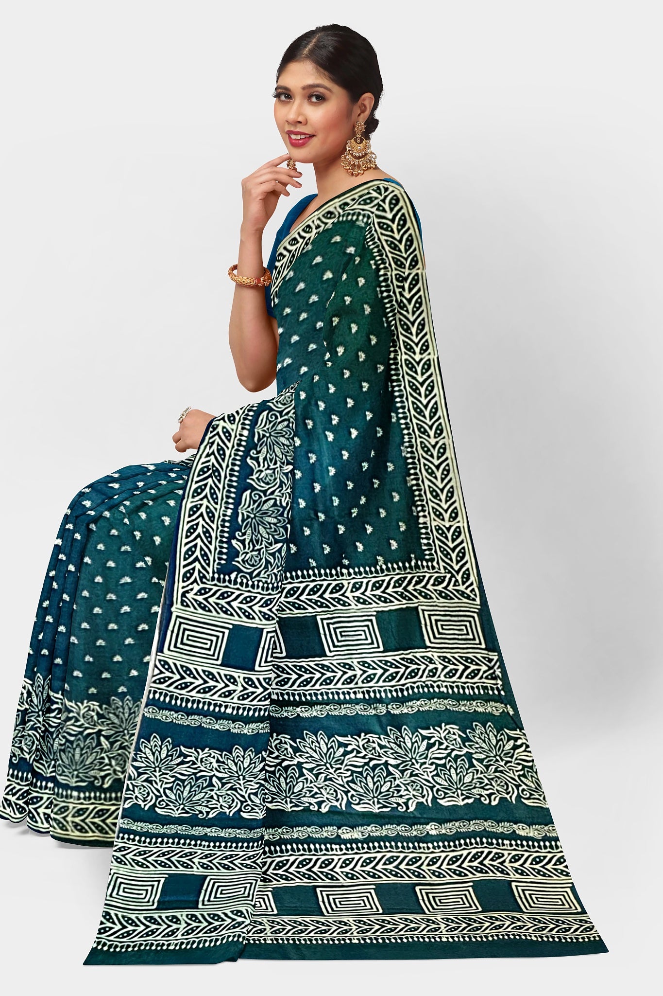 Pure Silk (Bishnupuri Silk) Saree with Silk Mark Tag – Authentic Handwoven Elegance