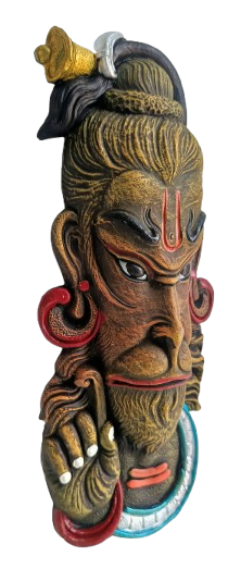 Handcrafted Terracotta Hanuman Ji Wall Hanging – Traditional Indian Clay Art Home Décor