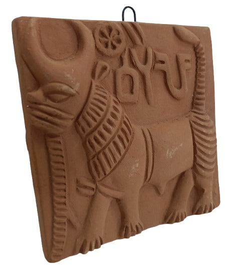 Handcrafted Terracotta Harappan Wall Hanging – Ancient Indus Valley Art Décor