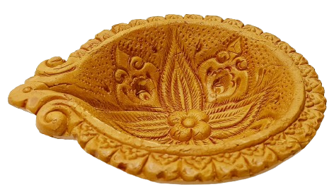 TerracottaDiya Earthen Clay Decorative Diwali Diya