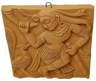 Crafted by Hand, Adored by All: Terracotta Wall Décor - 6x6 Inches of Artistry for Your Home