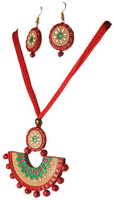 Handcrafted Terracotta Jewellery Set | Unique Indian Ethnic Designs | Eco-Friendly Accessories