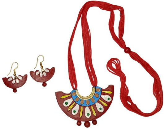 Handcrafted Terracotta Jewellery Set | Unique Indian Ethnic Designs | Eco-Friendly Accessories