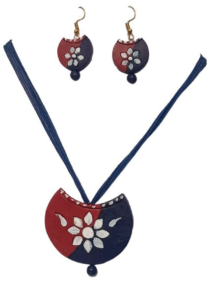Handcrafted Terracotta Jewellery Set Unique Indian Ethnic