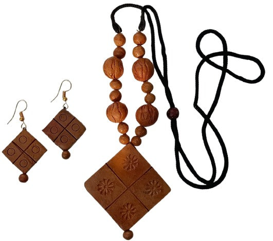 Handcrafted Terracotta Jewellery Set | Unique Indian Ethnic Designs | Eco-Friendly Accessories