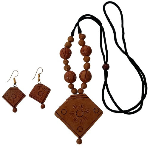 Handcrafted Terracotta Jewellery Set | Unique Indian Ethnic Designs | Eco-Friendly Accessories