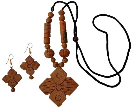 Handcrafted Terracotta Jewellery Set | Unique Indian Ethnic Designs | Eco-Friendly Accessories