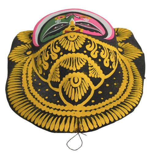 Traditional Chaunach Paper Mask – Handmade Wall Décor by Indian Artisans