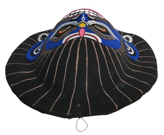 Handcrafted Paper Wall Hanging Mask – Traditional Indian Folk Art Home Décor (22 x 23 cm, Multicolour) Chhau Mask Puruliya West Bengal
