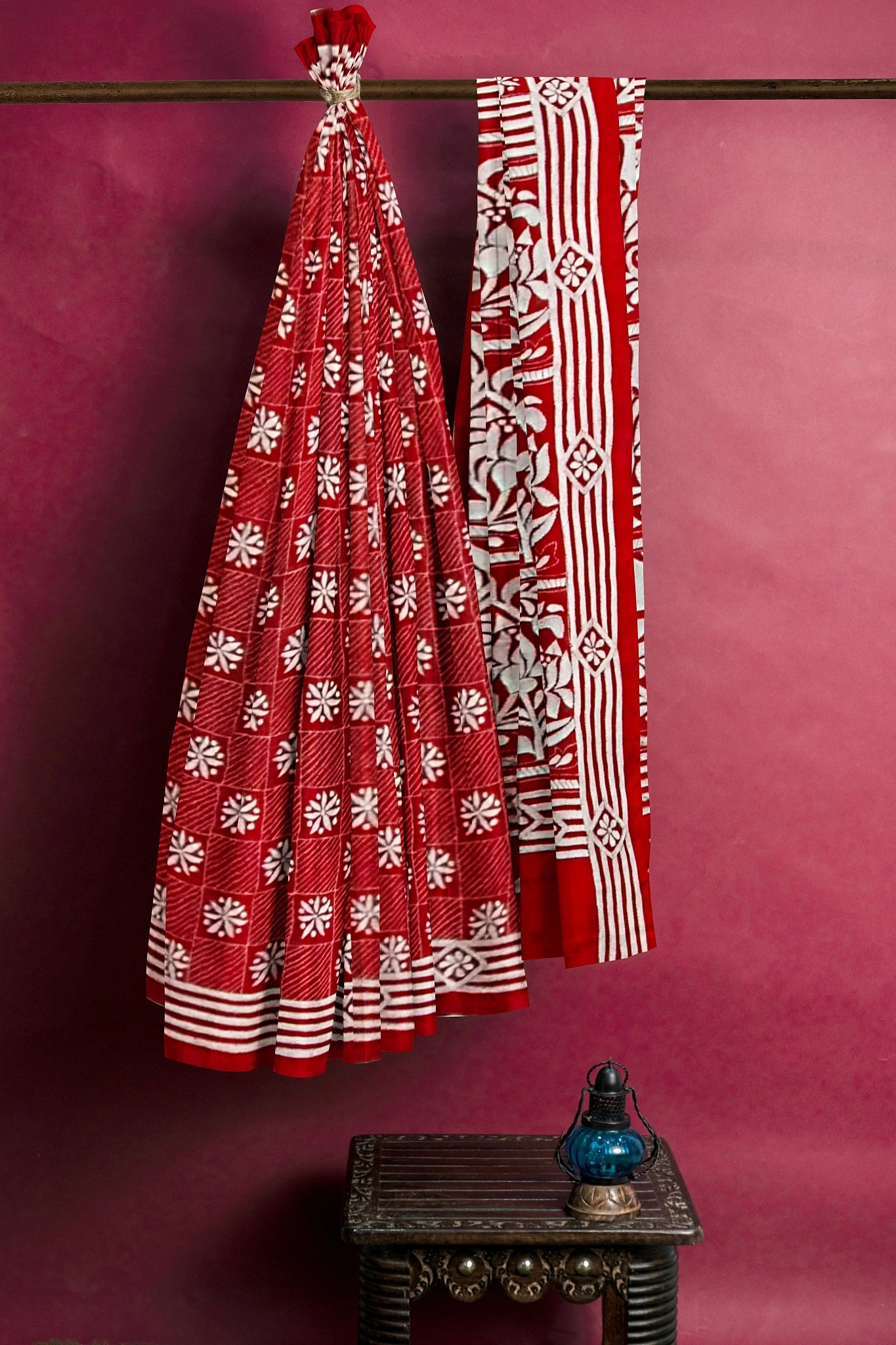Kantha Stitch: Stylish Blended Silk Saree showcasing Traditional Artistry in Modern Indian Fashion with BP