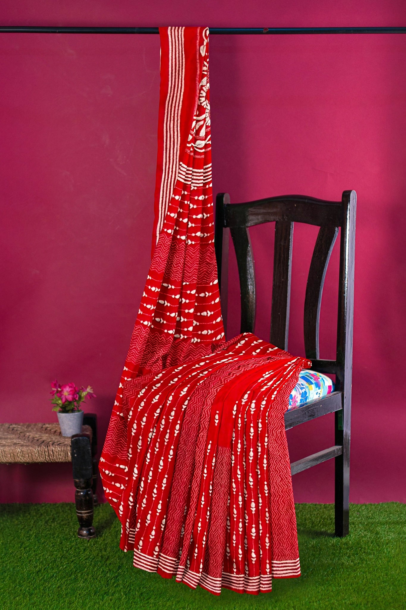 Kantha Stitch: Stylish Blended Silk Saree showcasing Traditional Artistry in Modern Indian Fashion with BP
