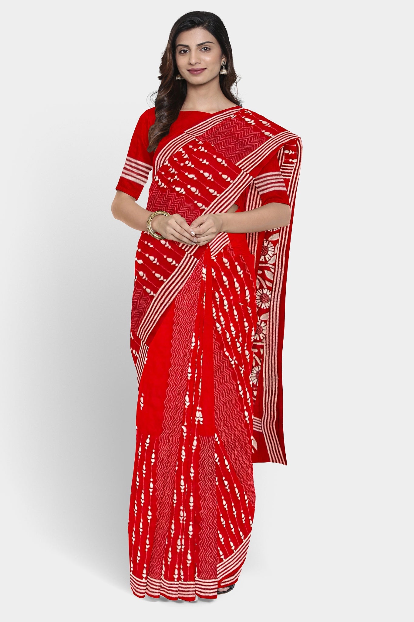Kantha Stitch: Stylish Blended Silk Saree showcasing Traditional Artistry in Modern Indian Fashion with BP