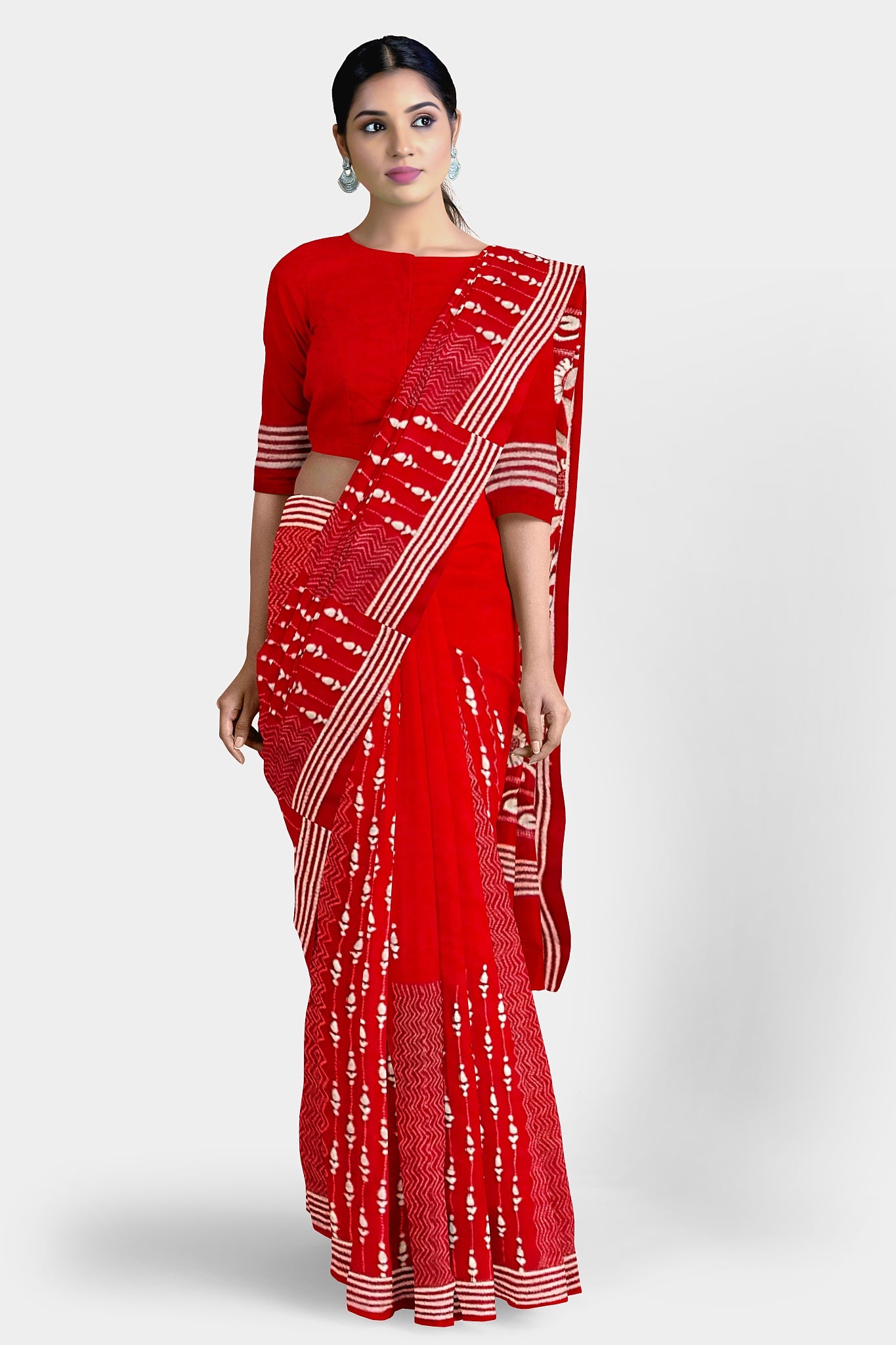Kantha Stitch: Stylish Blended Silk Saree showcasing Traditional Artistry in Modern Indian Fashion with BP