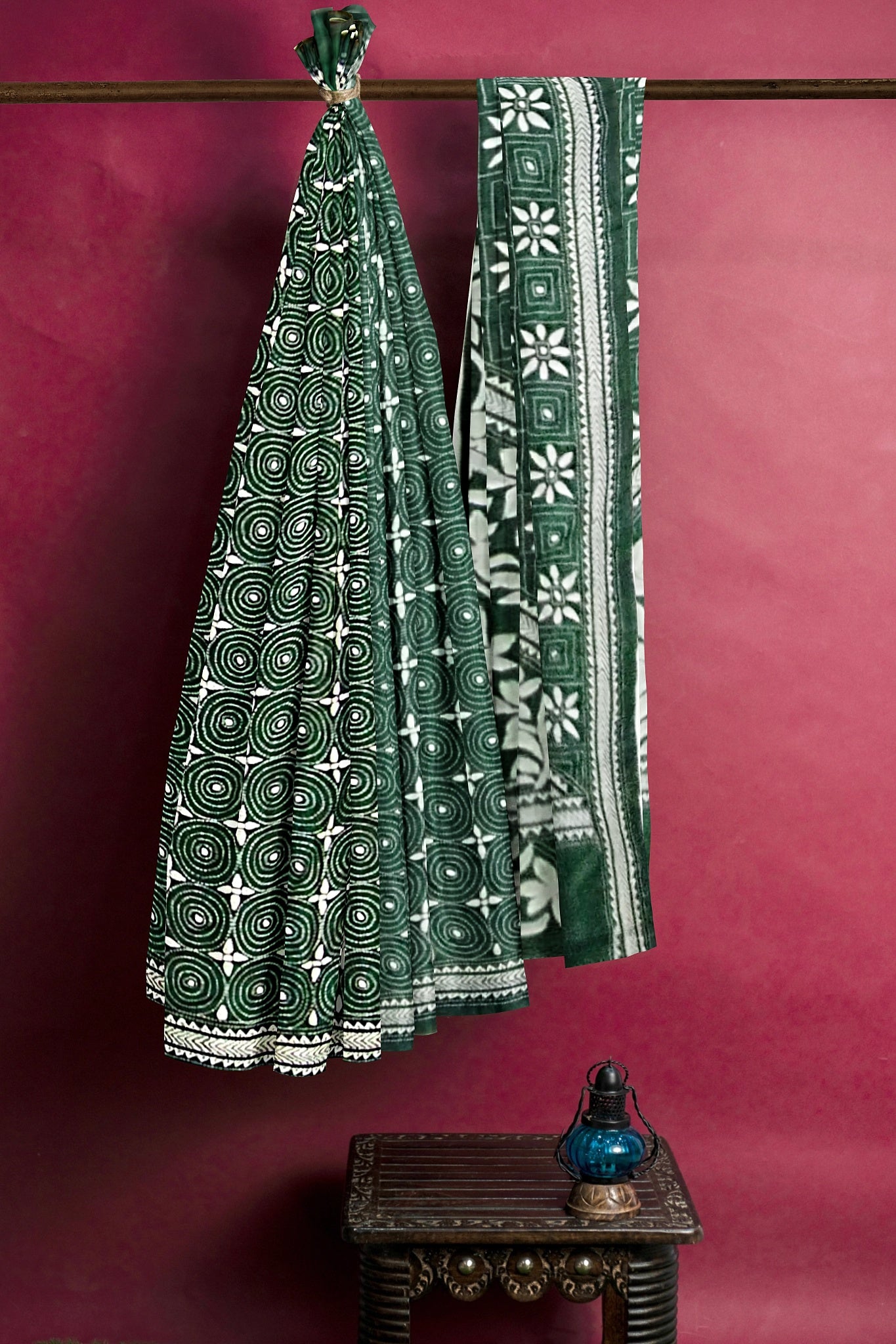 Kantha Stitch: Stylish Blended Silk Saree showcasing Traditional Artistry in Modern Indian Fashion with BP