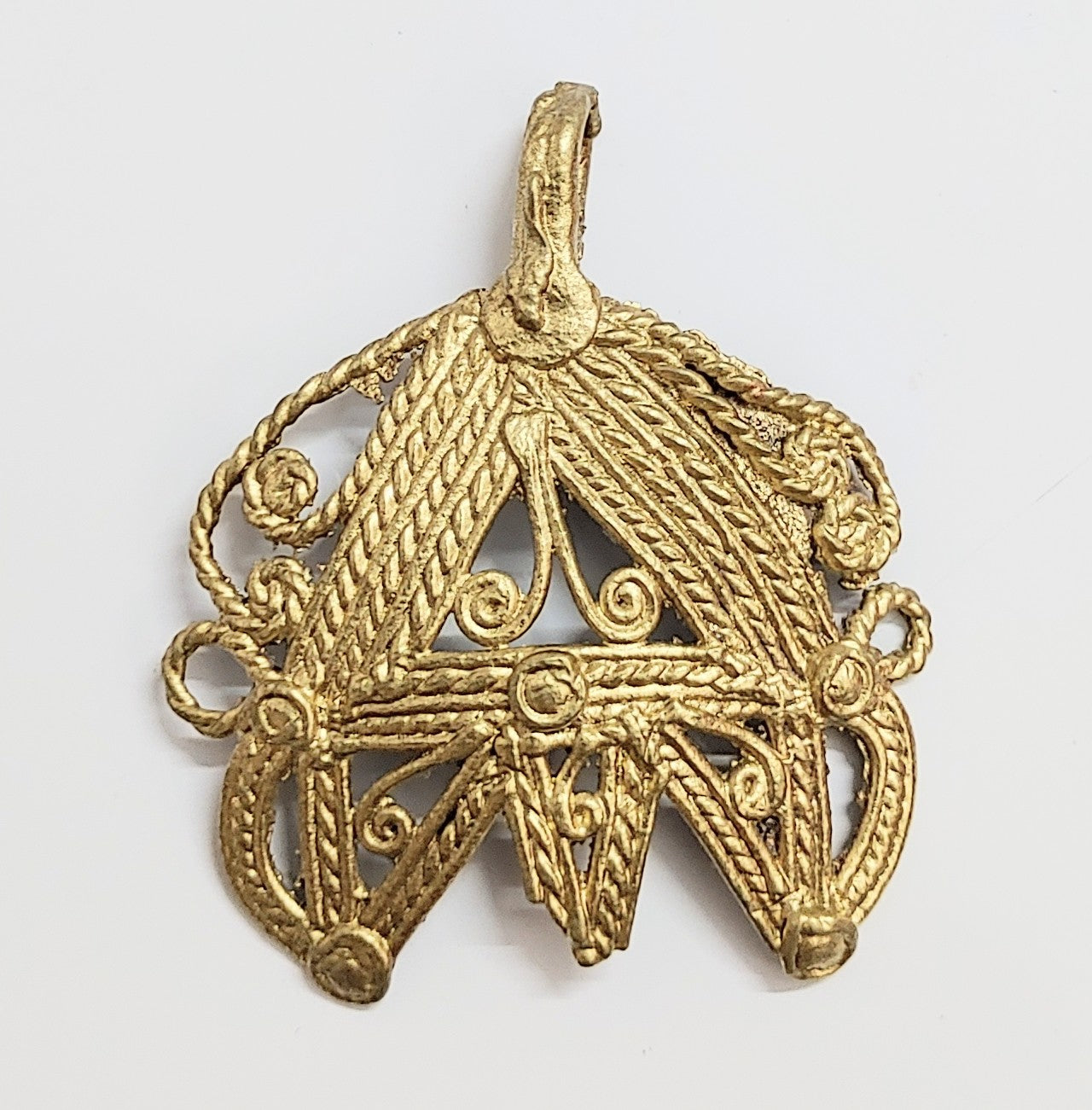 Dokra Dhokra Ethnic Collection of Brass Dokra Pendant Jewellery for Women/-