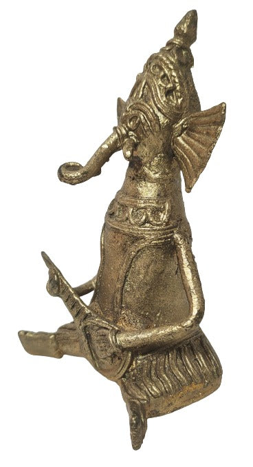 Mukherjee Handicrafts Unique Dhokra Handicraft Decorative Showpiece (Type-1)