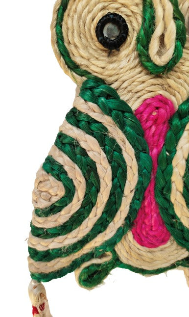 MuJute Owl Wall Hanging - Add a Touch of Nature to Your Home Decor