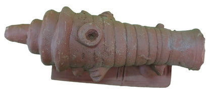 Terracotta Canon Showpiece for Home Décor