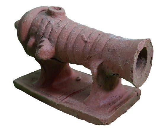 Terracotta Canon Showpiece for Home Décor