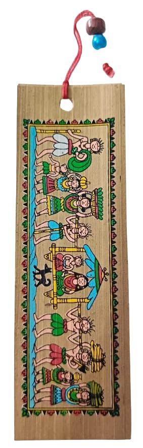 Traditional Patachitra Bookmark – Colorful Indian Art for Book Lovers
