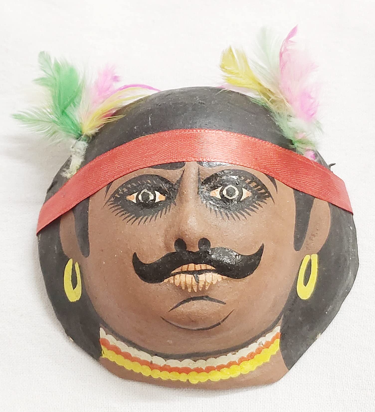 Tribe Couple Chhau Mask | Hand Made Product | Decorative Showpiece & W ...