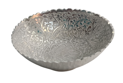 Antique German Silver-Plated Decorative Bowl