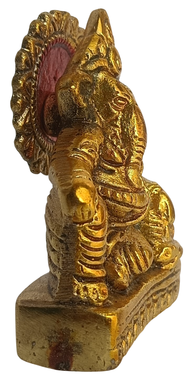 Antique Metal Lord Ganesha Idol – Decorative Showpiece for Home and Office