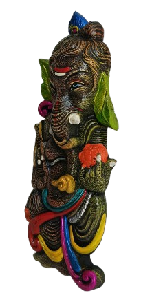 Handcrafted Terracotta Lord Ganesha Wall Hanging – Traditional Clay Art for Home & Temple Decor