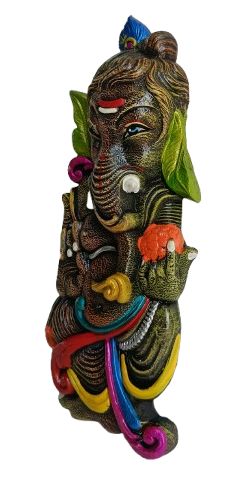 Handcrafted Terracotta Lord Ganesha Wall Hanging – Traditional Clay Art for Home & Temple Decor