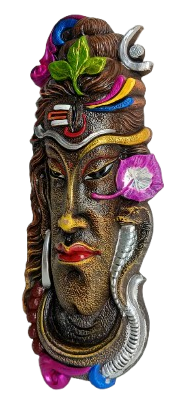 Handcrafted Terracotta Lord Shiva Wall Hanging – Traditional Shankar Clay Art Home Decor