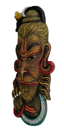 Handcrafted Terracotta Hanuman Ji Wall Hanging – Traditional Indian Clay Art Home Décor