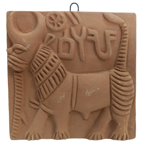 Handcrafted Terracotta Harappan Wall Hanging – Ancient Indus Valley Art Décor