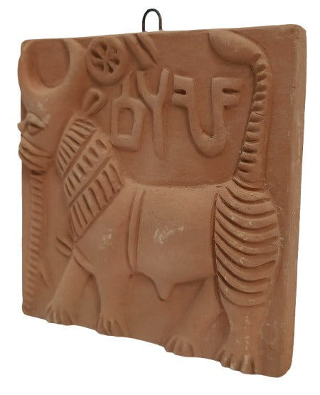 Handcrafted Terracotta Harappan Wall Hanging – Ancient Indus Valley Art Décor