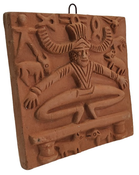 Harappan-Themed Terracotta Décor – Eco-Friendly Clay Art for Walls
