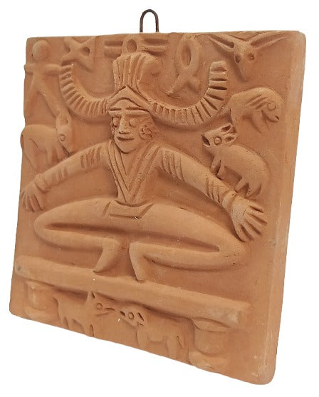 Harappan-Themed Terracotta Décor – Eco-Friendly Clay Art for Walls