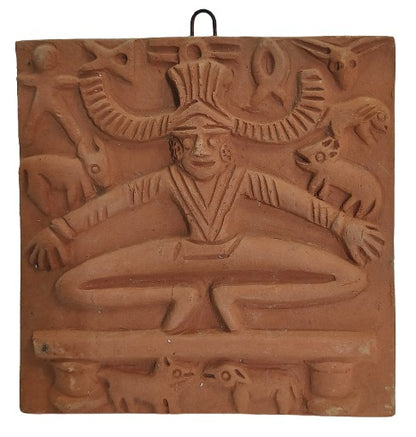 Harappan-Themed Terracotta Décor – Eco-Friendly Clay Art for Walls