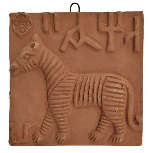 Handmade Terracotta Wall Hanging – Inspired by Indus Valley Seals