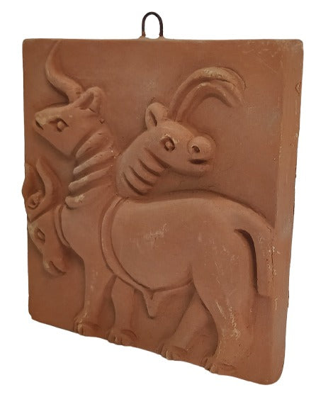 Harappan Civilization Terracotta Plaque – Traditional Indian Wall Hanging
