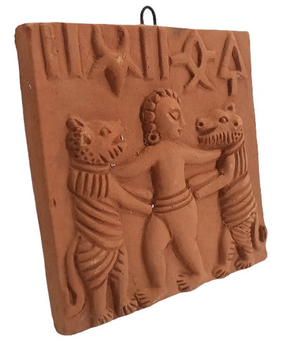 Terracotta Wall Art – Handmade Harappan-Style Decorative Tile for Home