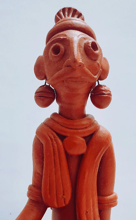Terracotta Adivashi Showpiece for Home Decoration